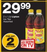Lipton Ice Tea Assorted-2 x 1.5Ltr