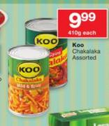 Koo Chakalaka Assorted-410g Each