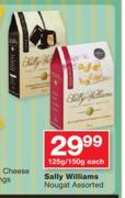 Sally Williams Nougat Assorted-125g/150g Each