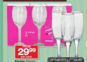 Empire Goblet Glasses-Per Pack