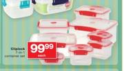 Cliplock 7 In 1 Container Set-Each