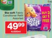 Sta-Soft Fabric Conditioner Refill Assorted-4x500ml
