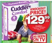 Cuddlers Comfort Size 4 Disposable Nappies-Per Nappy