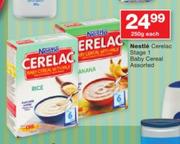 Nestle Cerelac Stage 1 Baby Cereal Assorted-250g Each