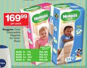 Huggies Gold Disposable Nappies For Girls/Boys-Per Pack