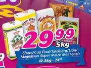Shaya/Cup Final/Tafelberg/Lion/Magnifisan Super Maize Meal-5Kg