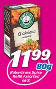 Robertsons Spice Refill Assorted-80g