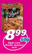 Rajah Curry Powder Assorted-50g