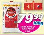 Safari Braaipap Super Maize Meal-10Kg