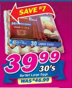 Bartlet Large Eggs-30's