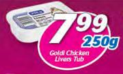 Goldi Chicken Livers Tub-250g
