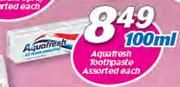 Aquafresh Toothpaste Assorted-100ml 