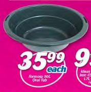 Formosa Oval Tub-50Ltr 