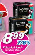 Kotex Soft Touch Sanitary Pads-7/8's