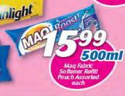 Maq Fabric Softener Refill Pouch Assorted-500ml