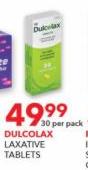 Dulcolax Laxative Tablets-30 Per Pack