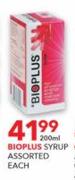 Bioplus Syrup Assorted-200ml Each