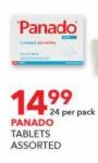 Panado Tablets Assorted-24 Per Pack