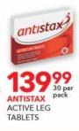Antistax Active Leg Tablets-30 Per Pack