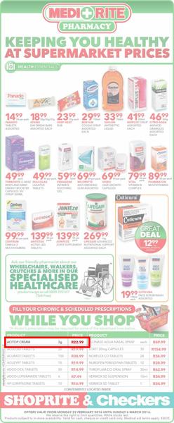 MediRite (22 Feb - 06 Mar 2016), page 1
