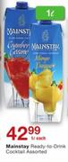 Mainstay Ready-to-Drink Cocktail Assorted-1Ltr