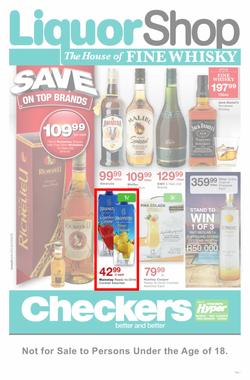 Checkers Eastern Cape : Liquor Shop (22 Feb - 06 Mar 2016), page 1