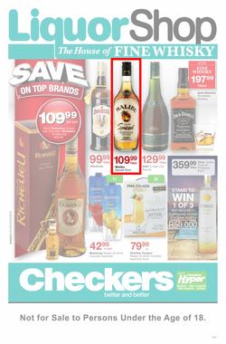 Checkers Eastern Cape : Liquor Shop (22 Feb - 06 Mar 2016), page 1