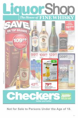 Checkers Eastern Cape : Liquor Shop (22 Feb - 06 Mar 2016), page 1