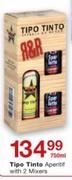 Tipo Tinto Aperitif with 2 Mixers-750ml