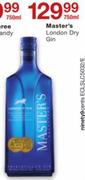 Master's London Dry Gin-750ml
