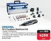 Dremel 12V Cordless Multitool Kit F0138240JK