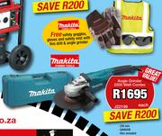 Makita Angle Grinder 2200 Watt Combo J22196