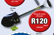 Lasher J00062 Round-Nose Shovel CR20415-Each