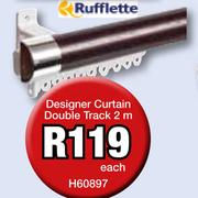 Rufflette Designer Curtain Double Track 2m H60897-Each