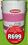 Plascon True Colour Primer Sealer Undercoat White-20Ltr