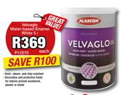 Plascon velvaglo Water Based Enamel White-5Ltr