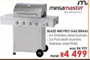 Megamaster Blaze 400 Pro Gas Braai