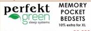 Perfect Green Memory Pocket Bedsets Queen