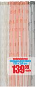 Embroidered Organza Curtains-230 x 218cm Each