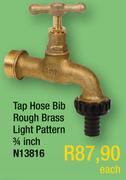 Tap Hose Bib Rough Brass Light Pattern 3/4" N13816-Each