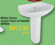 Melisa Deluxe Courier Basin & Pedestal S07835-Each