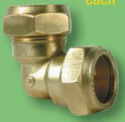 Elbow White Thread Tap PTFELUX N13941-Each