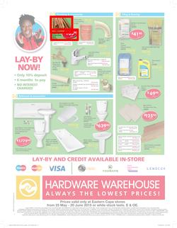 Hardware Warehouse Eastern Cape : Get All You Need (25 May -20 Jun 2015), page 4