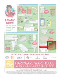 Hardware Warehouse Eastern Cape : Get All You Need (25 May -20 Jun 2015), page 4