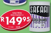 Safari White Gloss Enamel P11940-5L