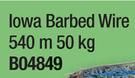 Iowa Barbed Wire 540m 50Kg B04849-Each