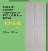 Flush Door Classique/Toledo Styles L/D EBCSSL10 EE Kayo D00189-813mm x 2032mm Each