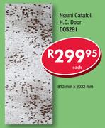 Nguni Catafoil H.C.Door D05291-813mm x 2032mm Each