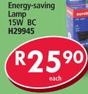 Energy Saving Lamp 15W BC H29945-Each