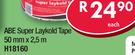 Abe Super Laykold Tape 50mm x 2.5m H18160-Each